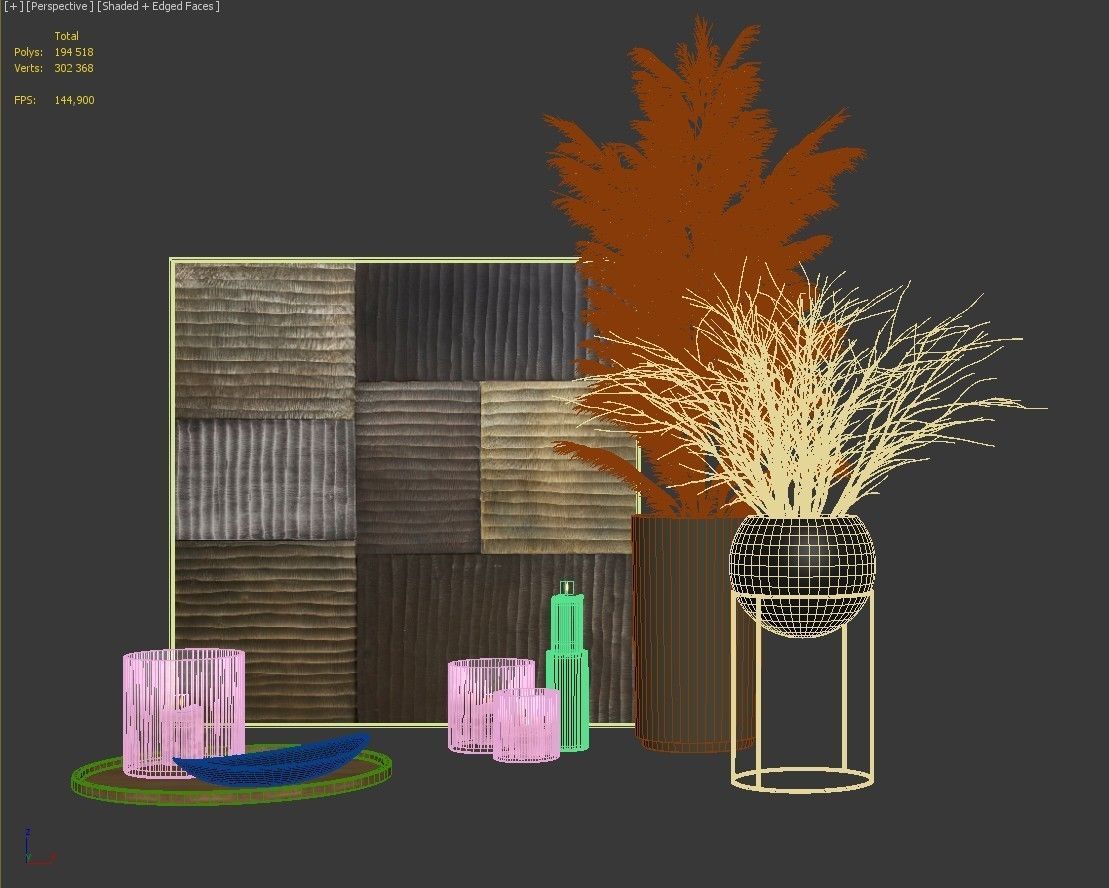 Decor Set 3D model_5