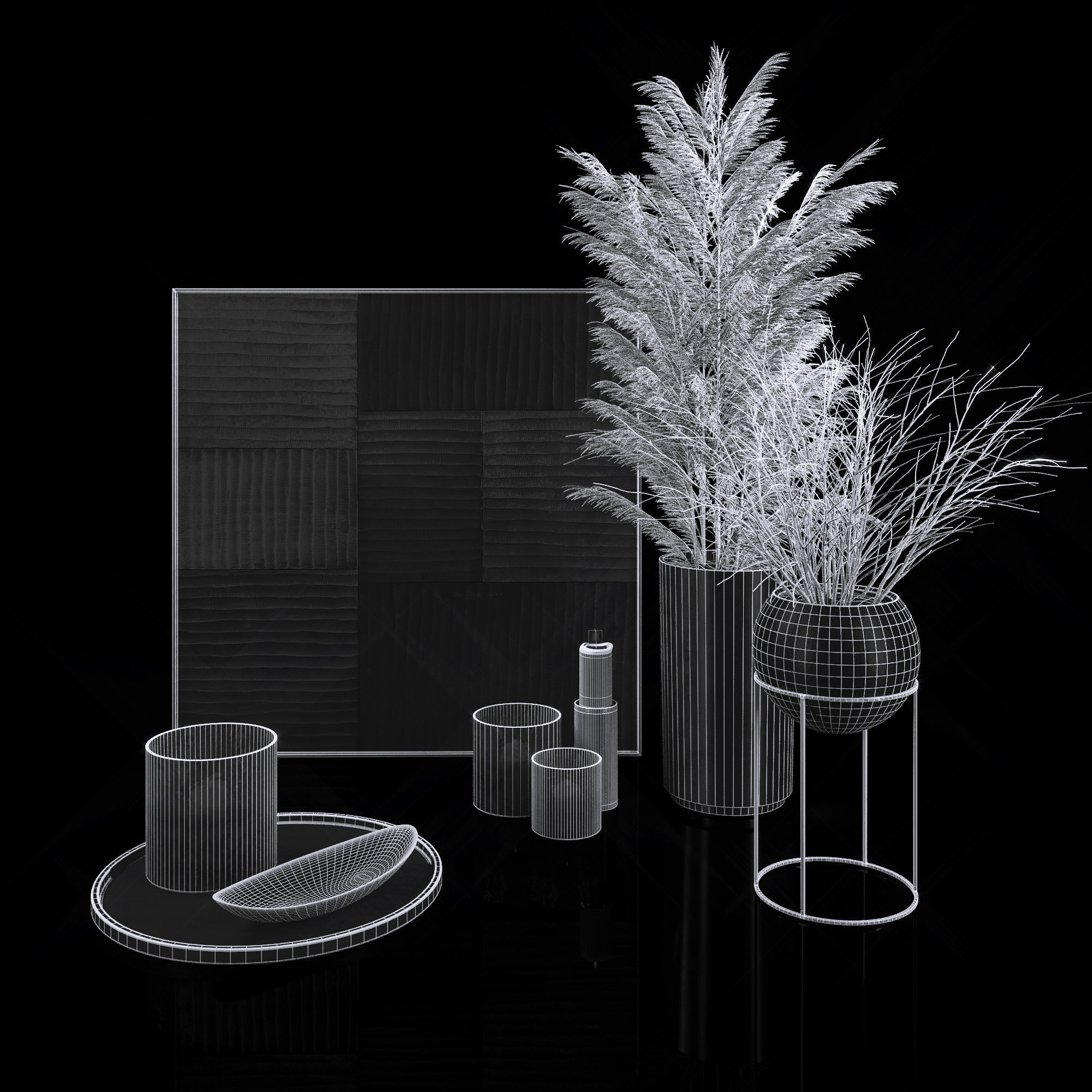  Decor Set 3D model_1