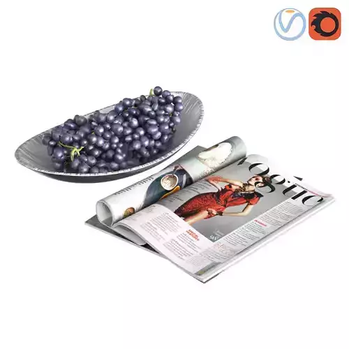 Fruit Bowl Grapes 
