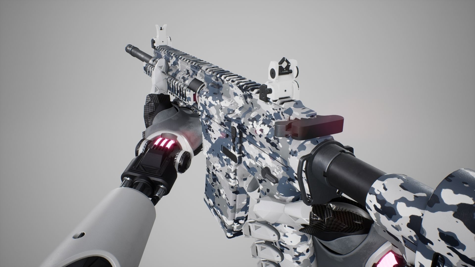 HK417 - MR762 - Animated FPS Weapon for Unreal Engine Low-poly 3D model_28