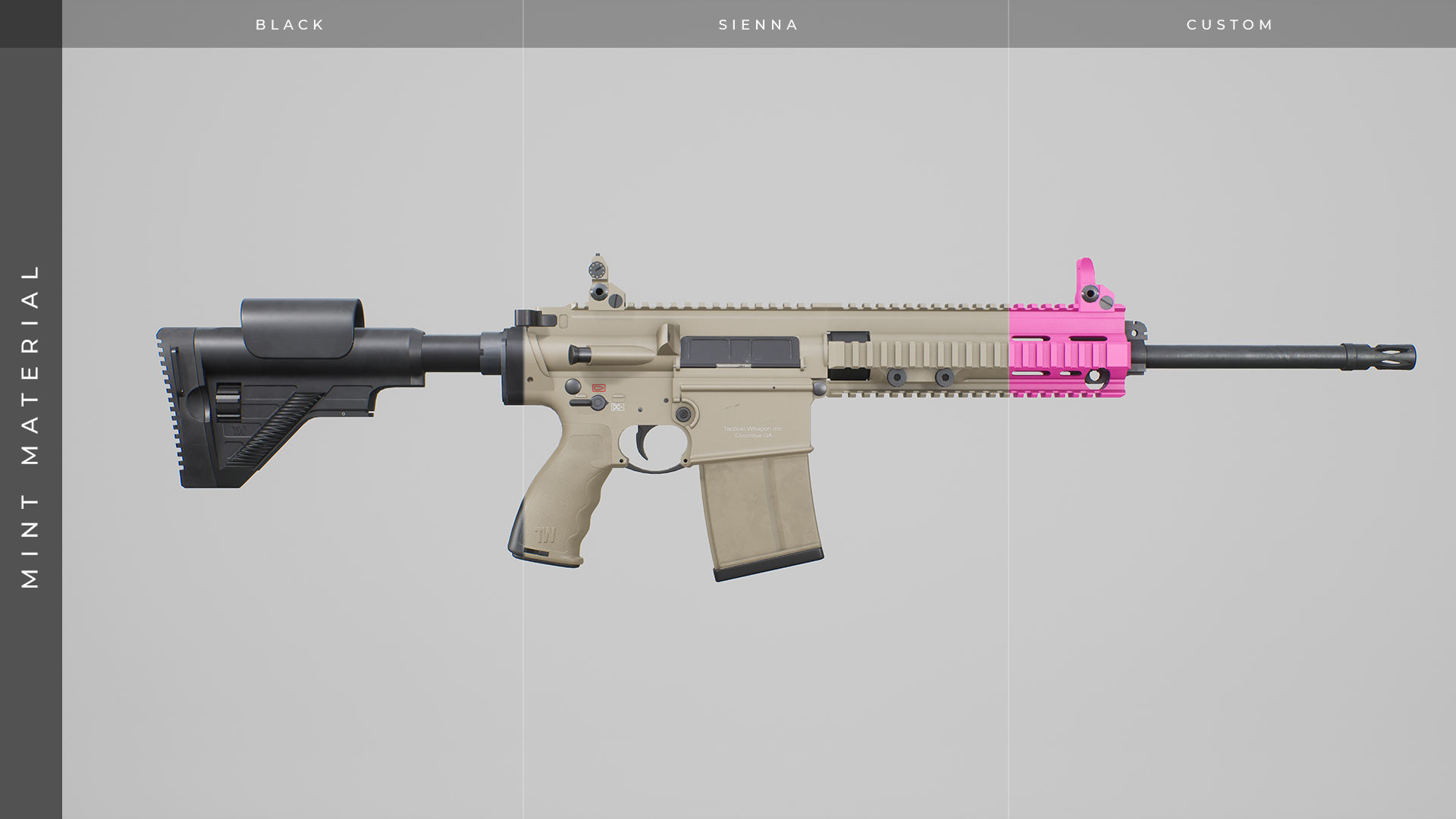 HK417 - MR762 - Animated FPS Weapon for Unreal Engine Low-poly 3D model_9