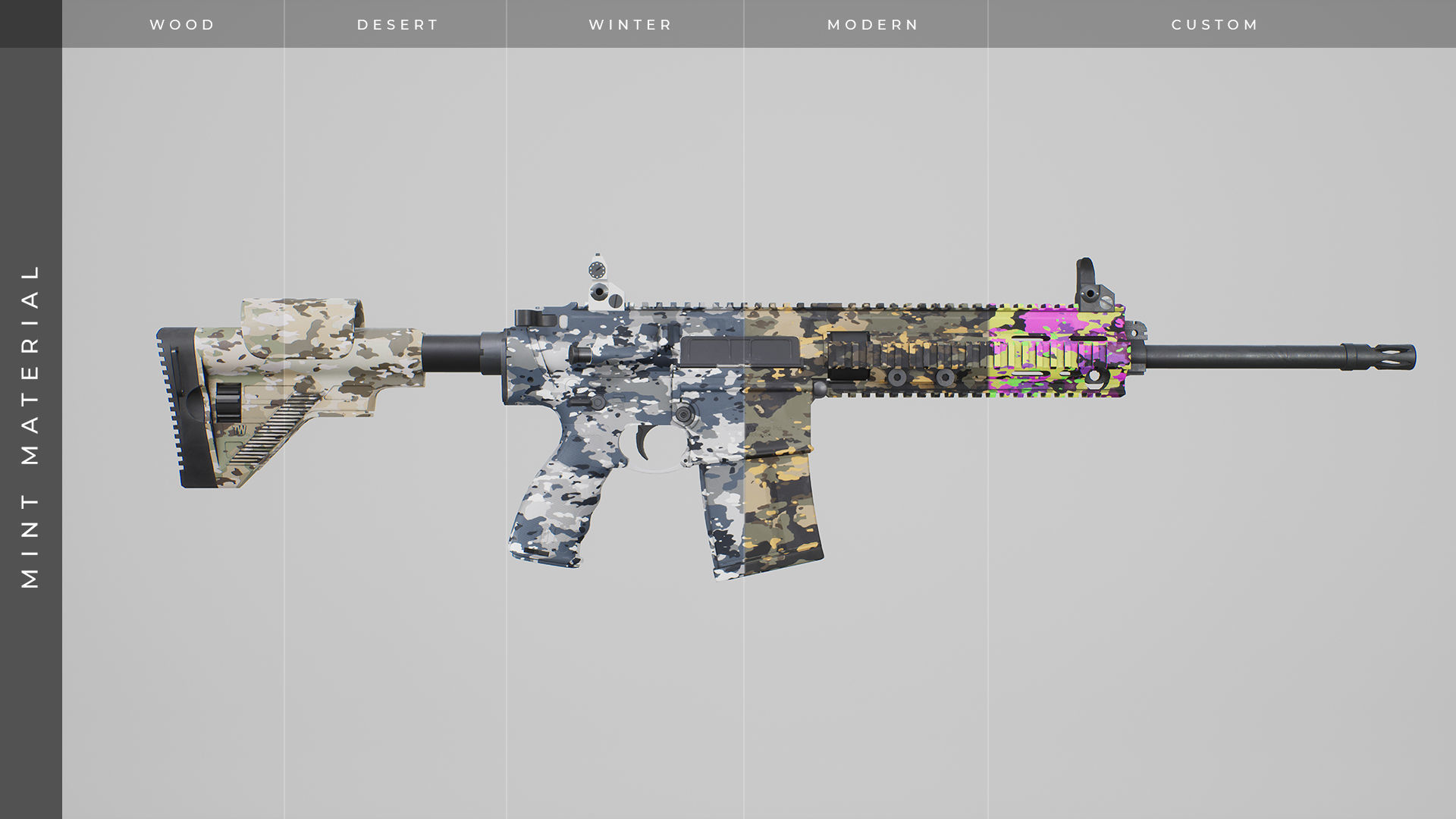 HK417 - MR762 - Animated FPS Weapon for Unreal Engine Low-poly 3D model_11