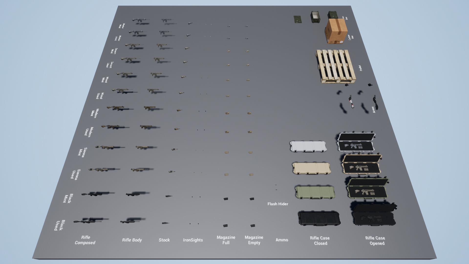 HK417 - MR762 - Animated FPS Weapon for Unreal Engine Low-poly 3D model_22