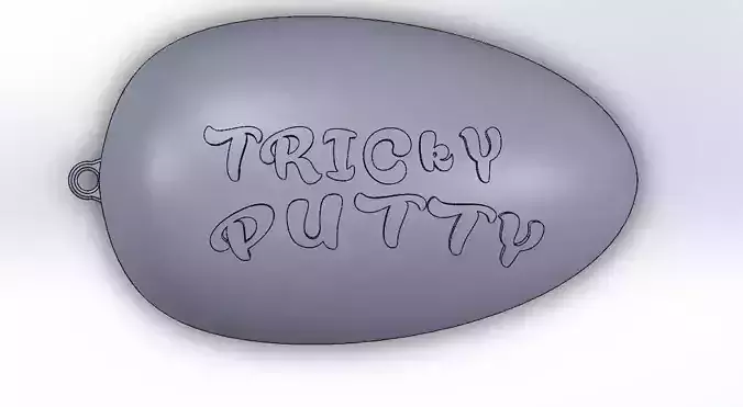 Tricky Putty Egg 3D print model