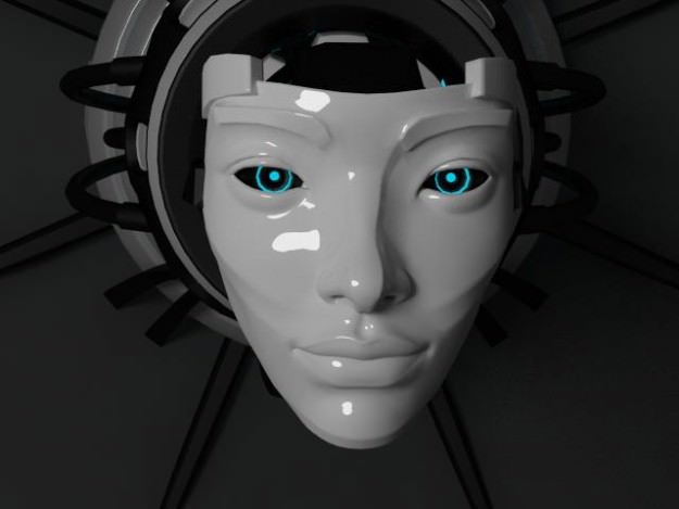 Robot Queen 3D model_1