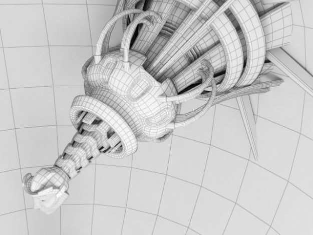 Robot Queen 3D model_3