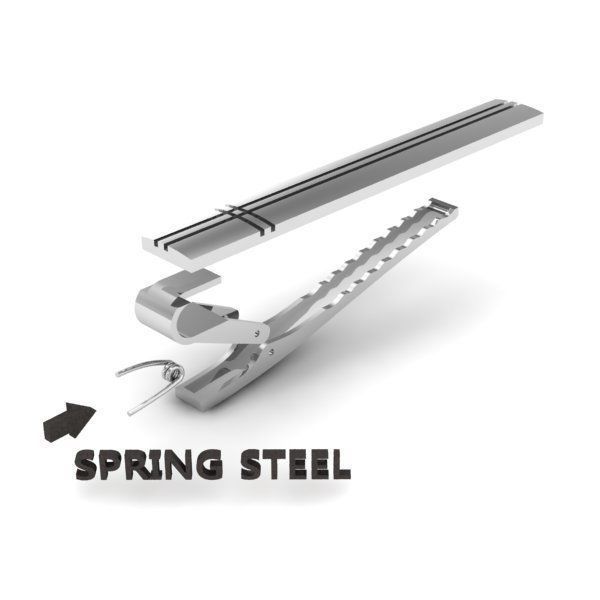 TIE CLIP 3D print model_3