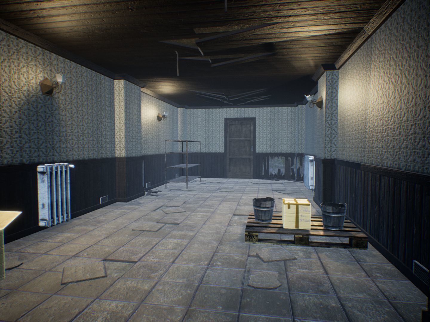 Dirty Corridors for Unreal Low-poly 3D model_3