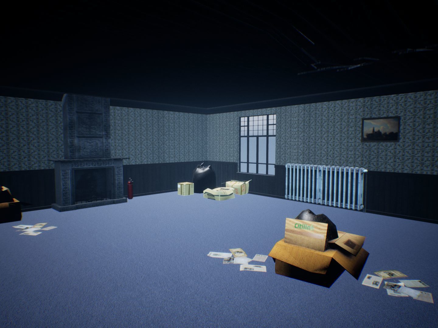 Dirty Corridors for Unreal Low-poly 3D model_14