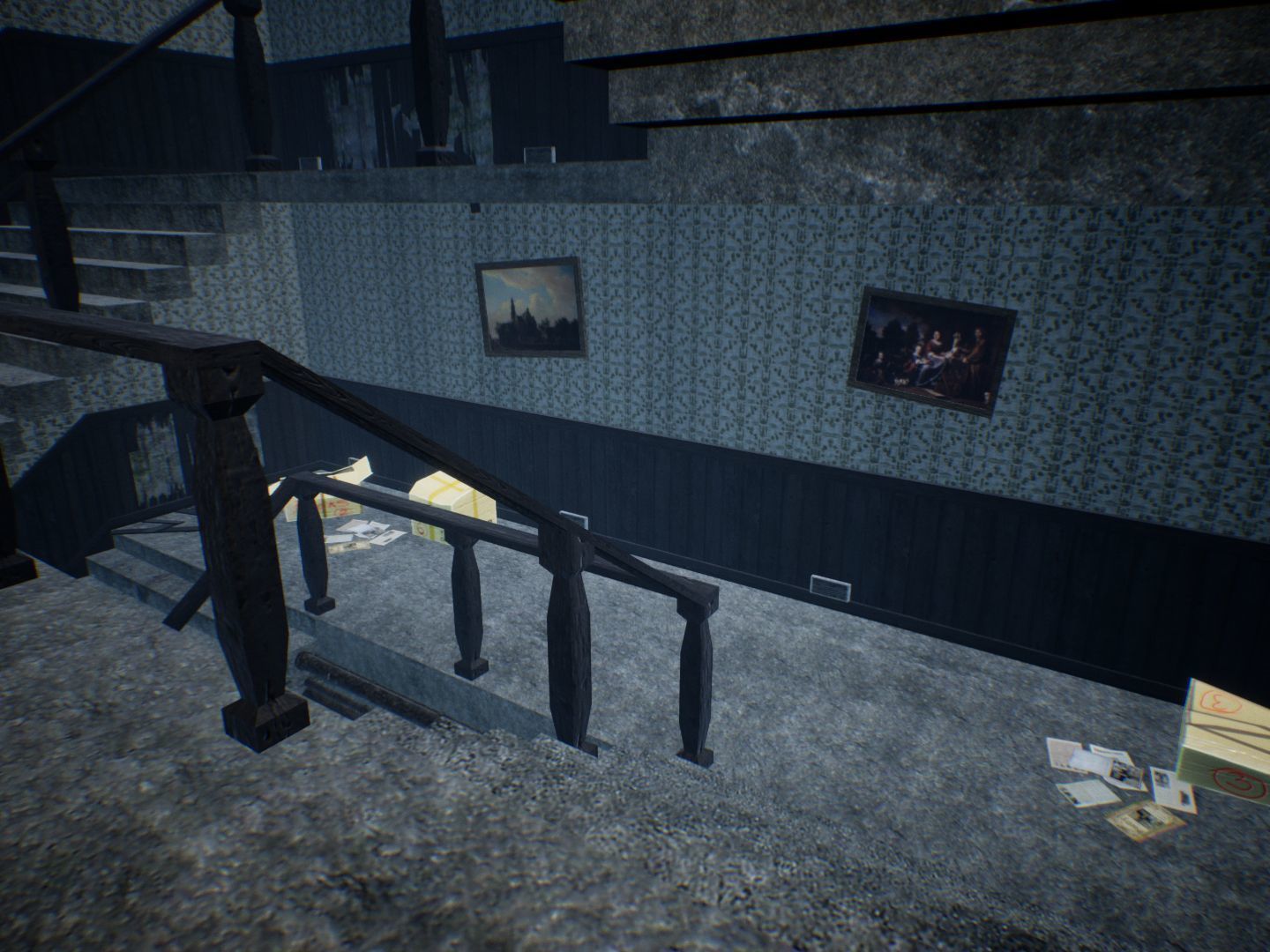 Dirty Corridors for Unreal Low-poly 3D model_8