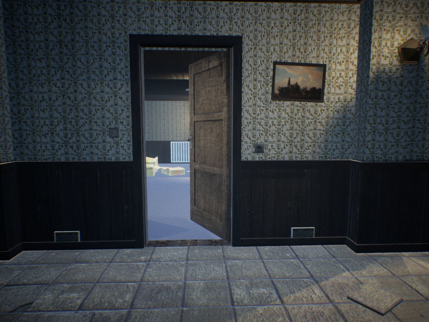Dirty Corridors for Unreal Low-poly 3D model_5