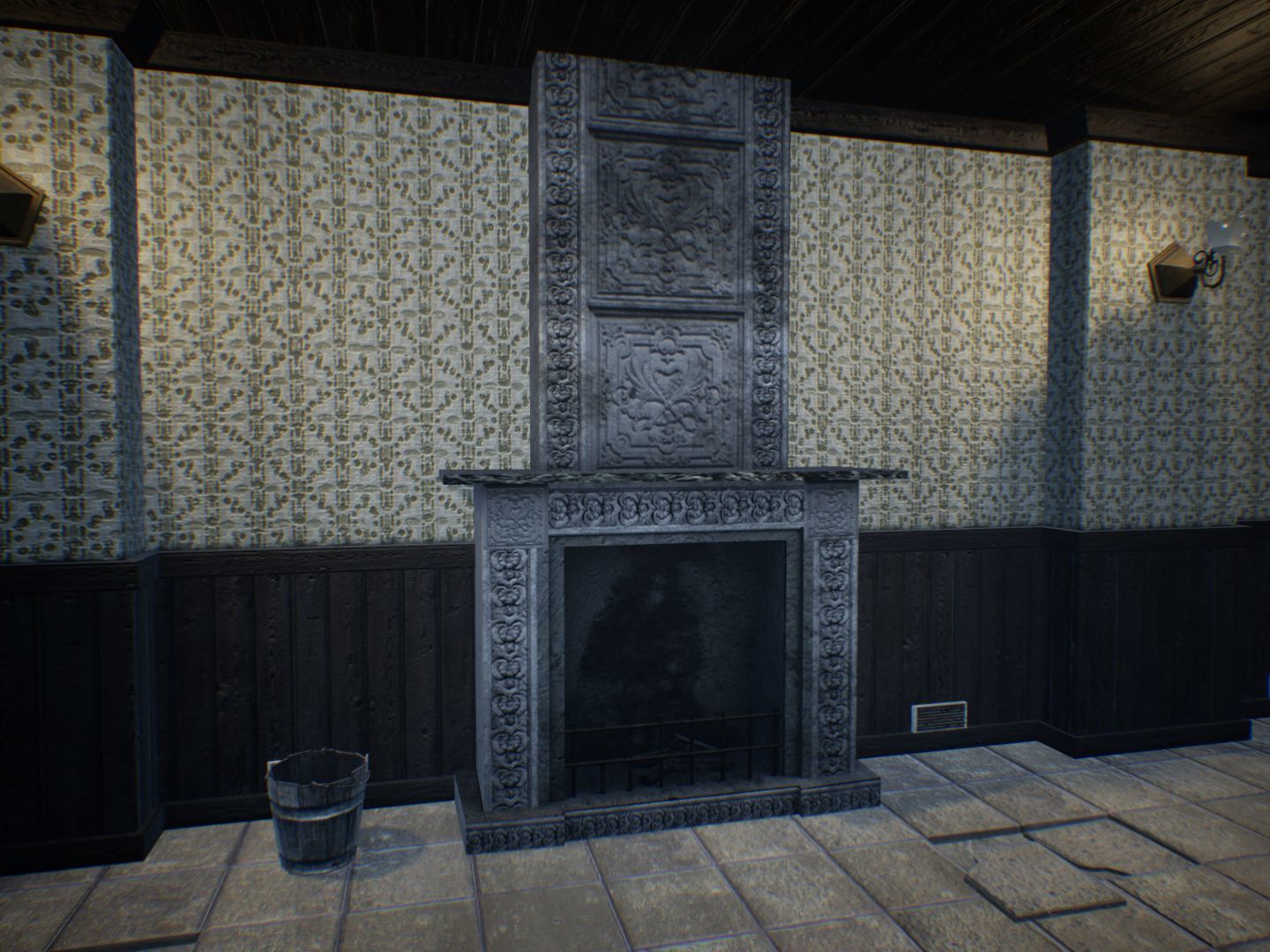 Dirty Corridors for Unreal Low-poly 3D model_16