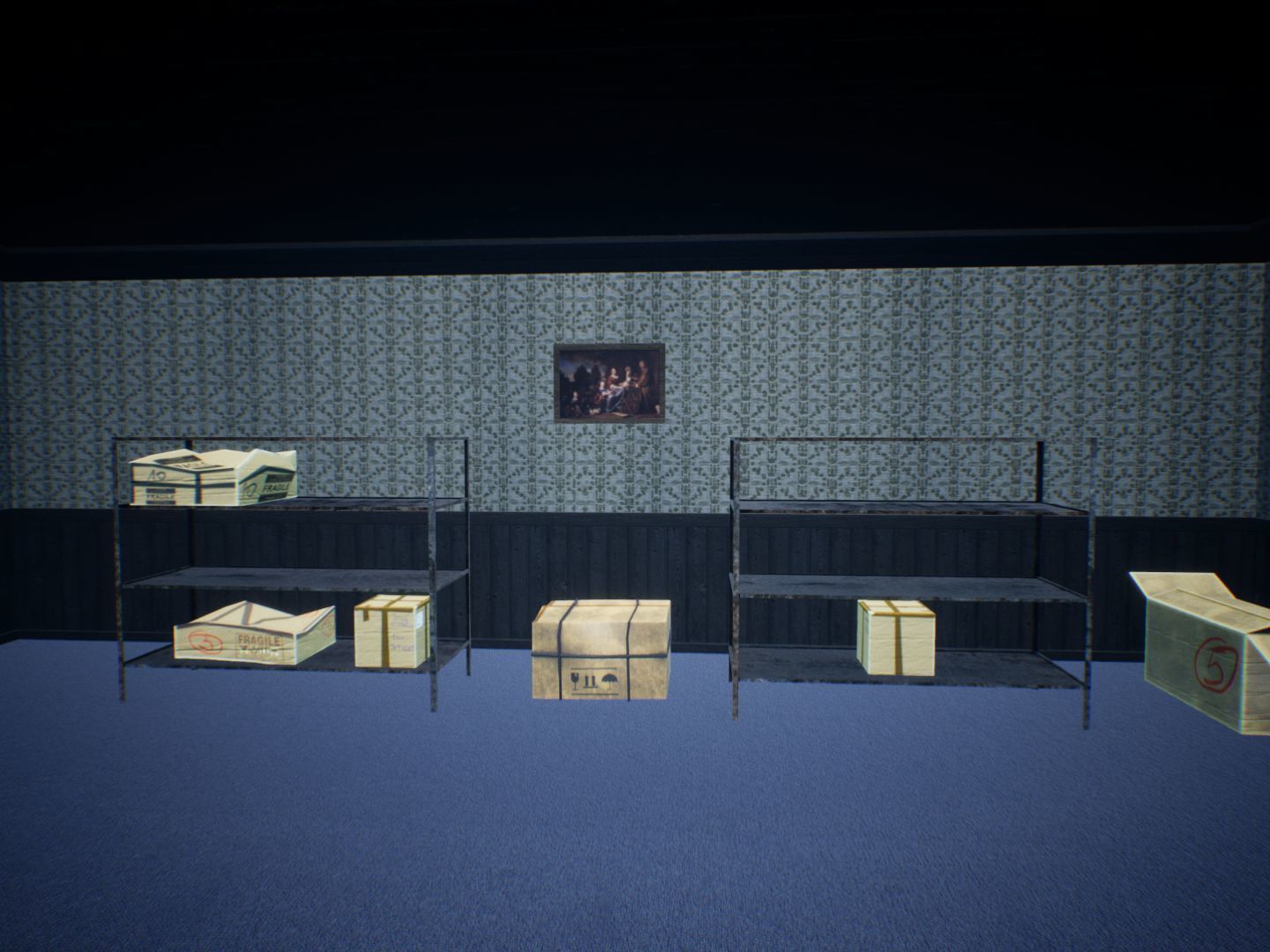 Dirty Corridors for Unreal Low-poly 3D model_13