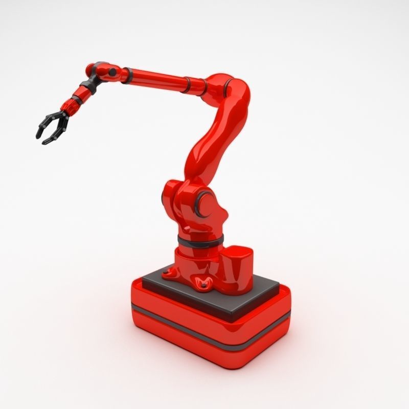 Industrial robot Worky 3D model_1