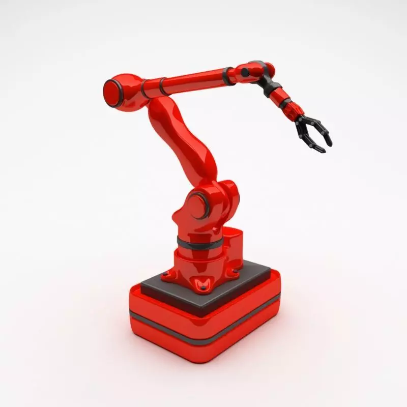 Industrial robot Worky 3D model_0