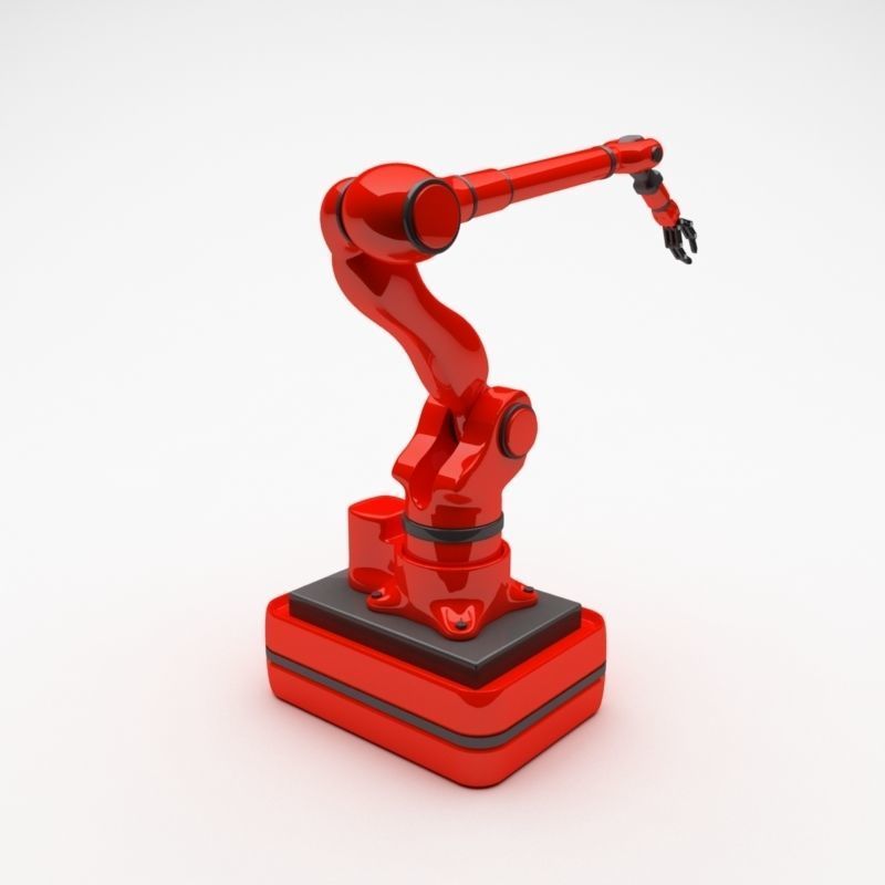 Industrial robot Worky 3D model_3