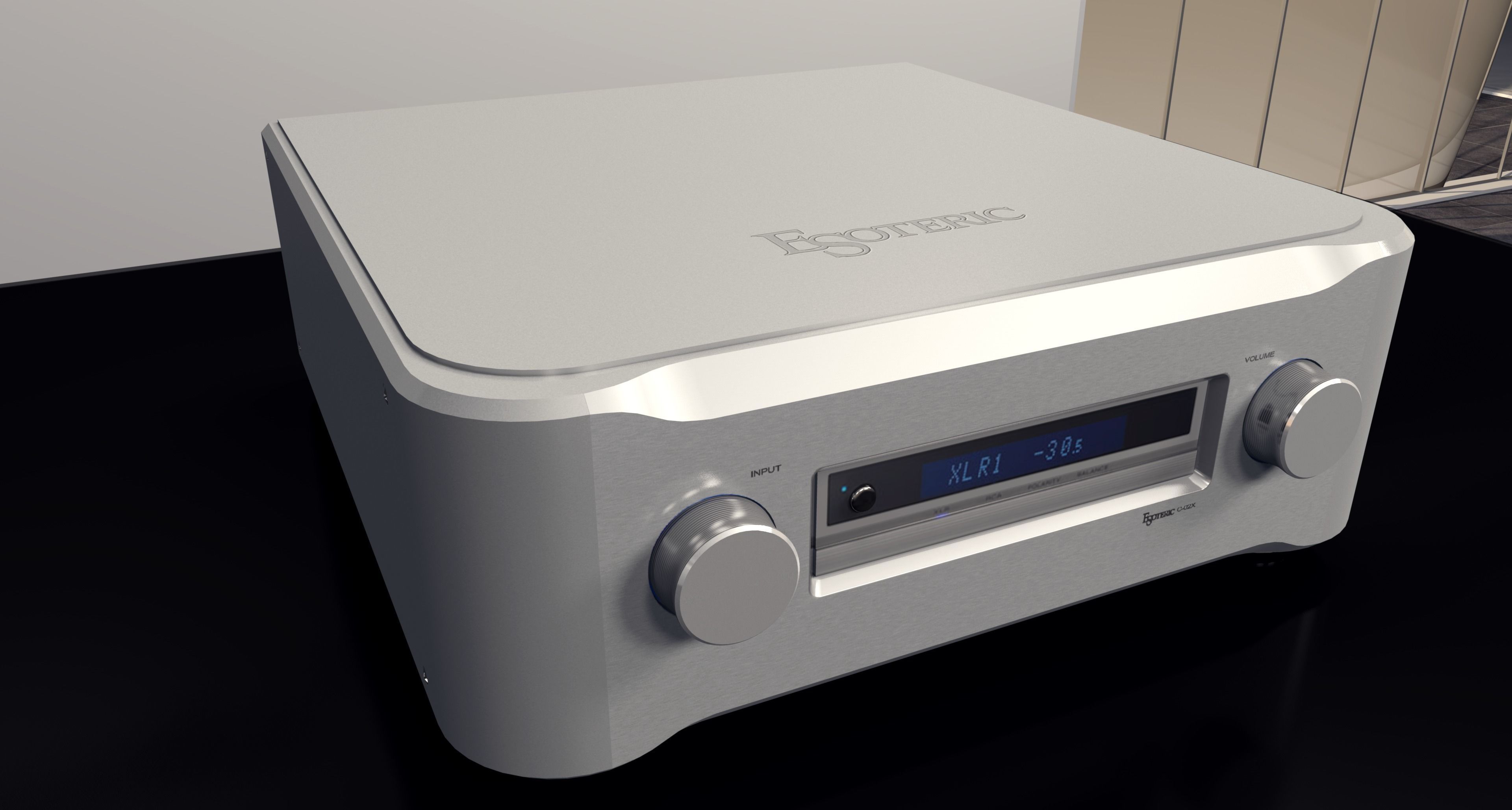 High-end pre-amplifier Esoteric C-02X 3D model_11
