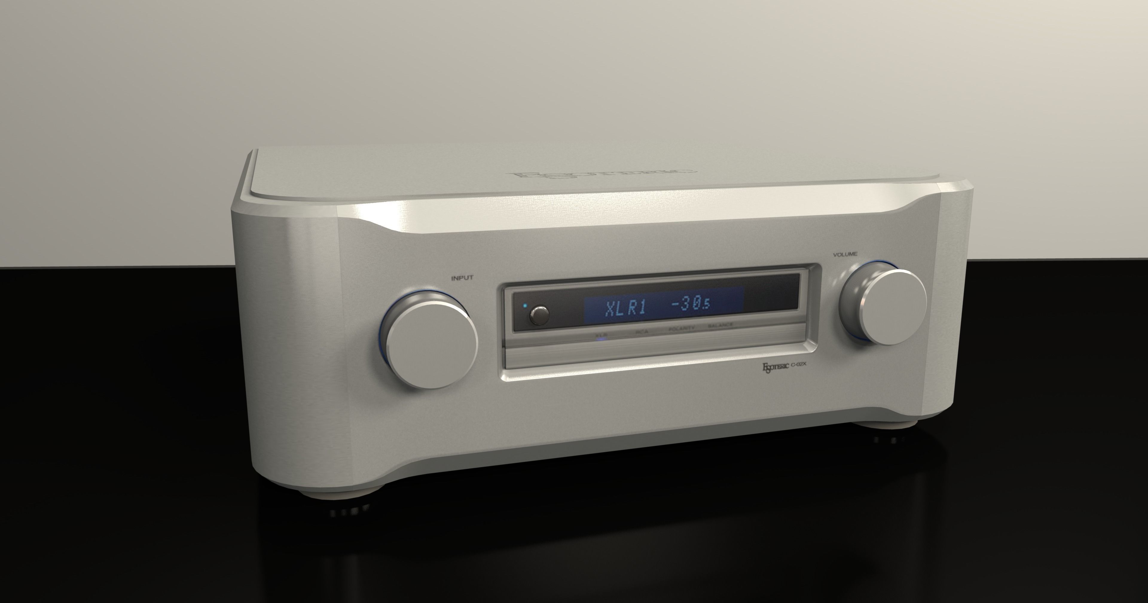 High-end pre-amplifier Esoteric C-02X 3D model_10