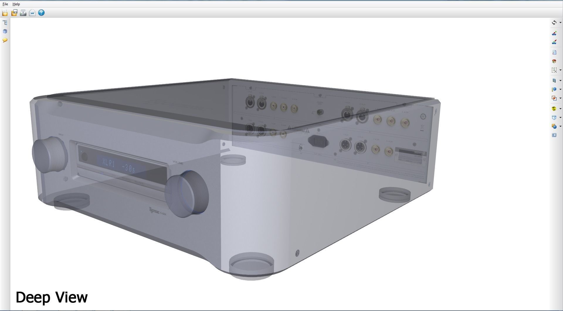 High-end pre-amplifier Esoteric C-02X 3D model_5