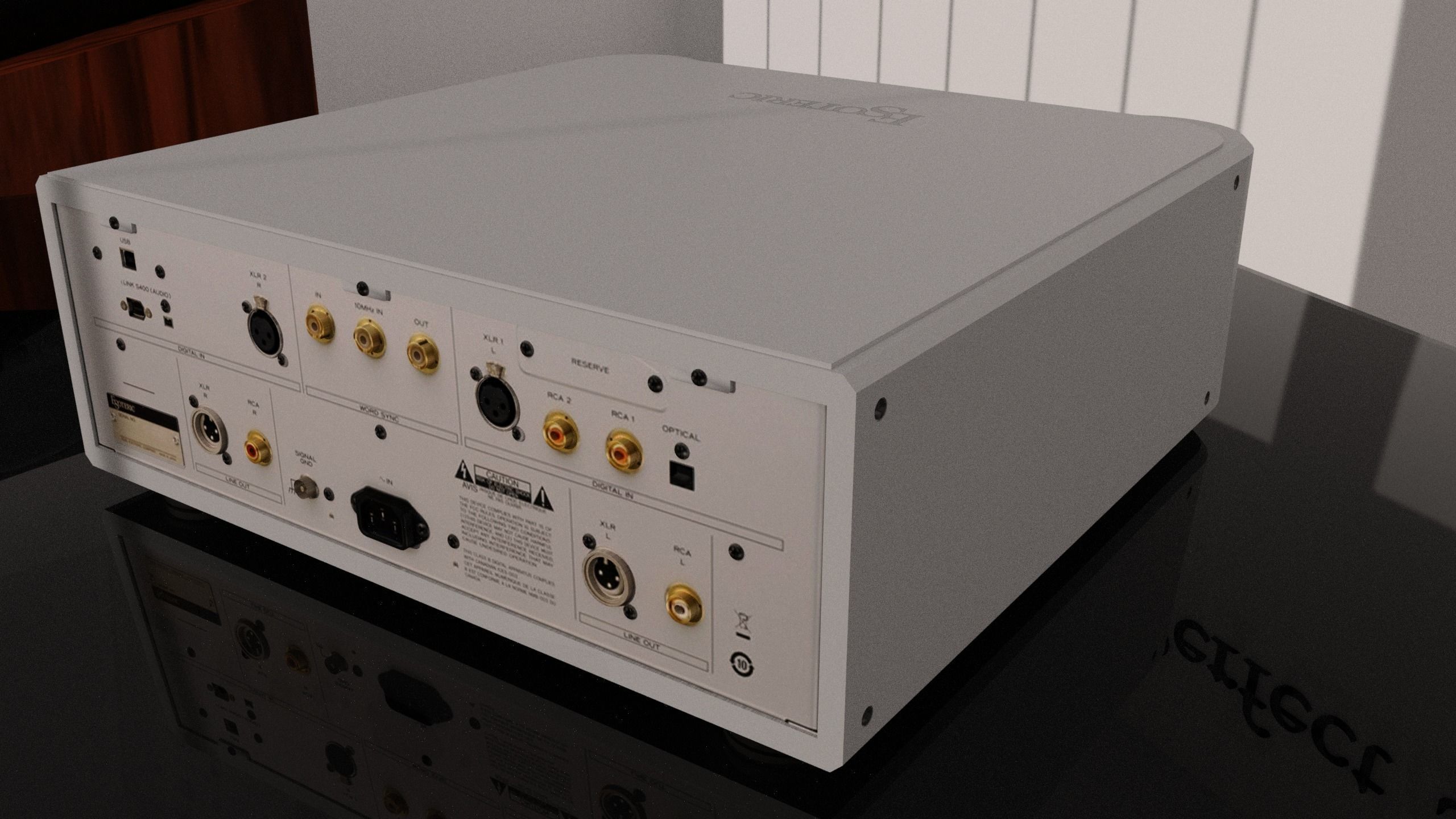 High-end converter Esoteric D-02 3D model_5