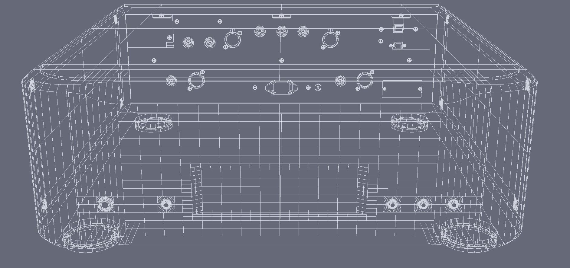 High-end converter Esoteric D-02 3D model_8