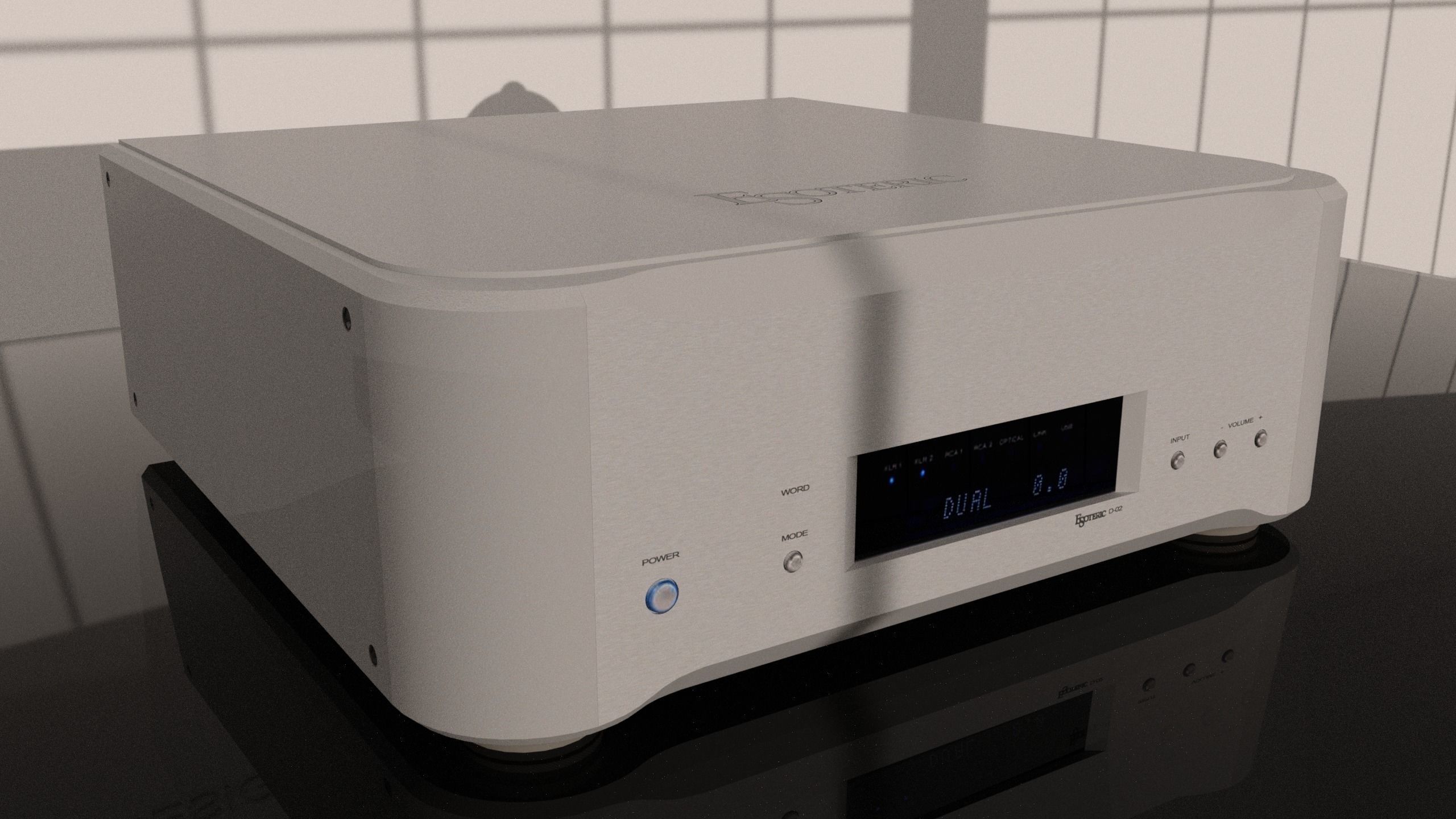 High-end converter Esoteric D-02 3D model_3