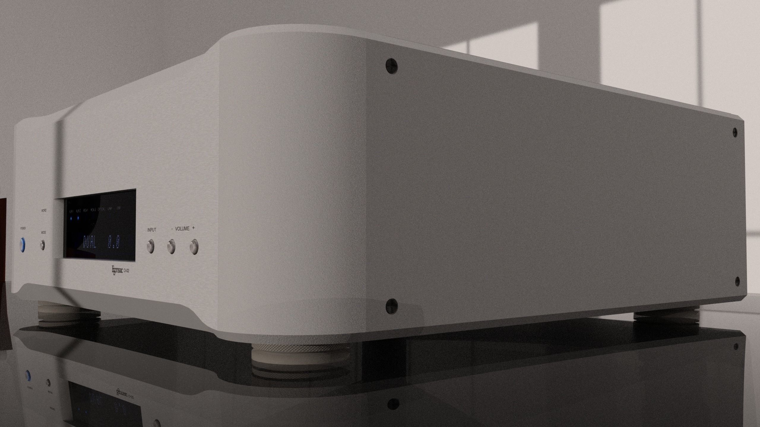 High-end converter Esoteric D-02 3D model_4