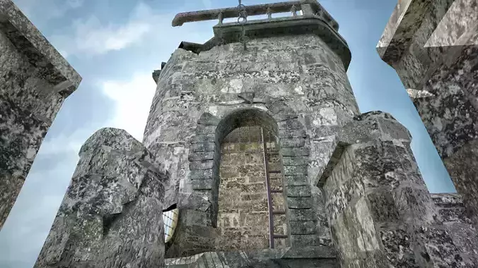 Castle Walls 3D model