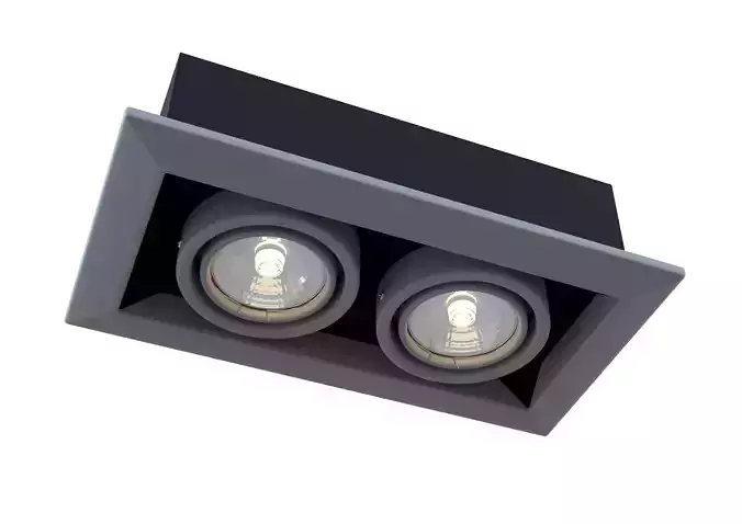 Downlight Metal Modern DL008-2-02-S Maytoni Technical Free 3D model