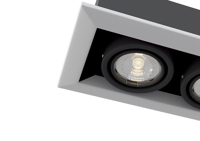 Downlight Metal Modern DL008-2-02-B Maytoni Technical Free 3D model