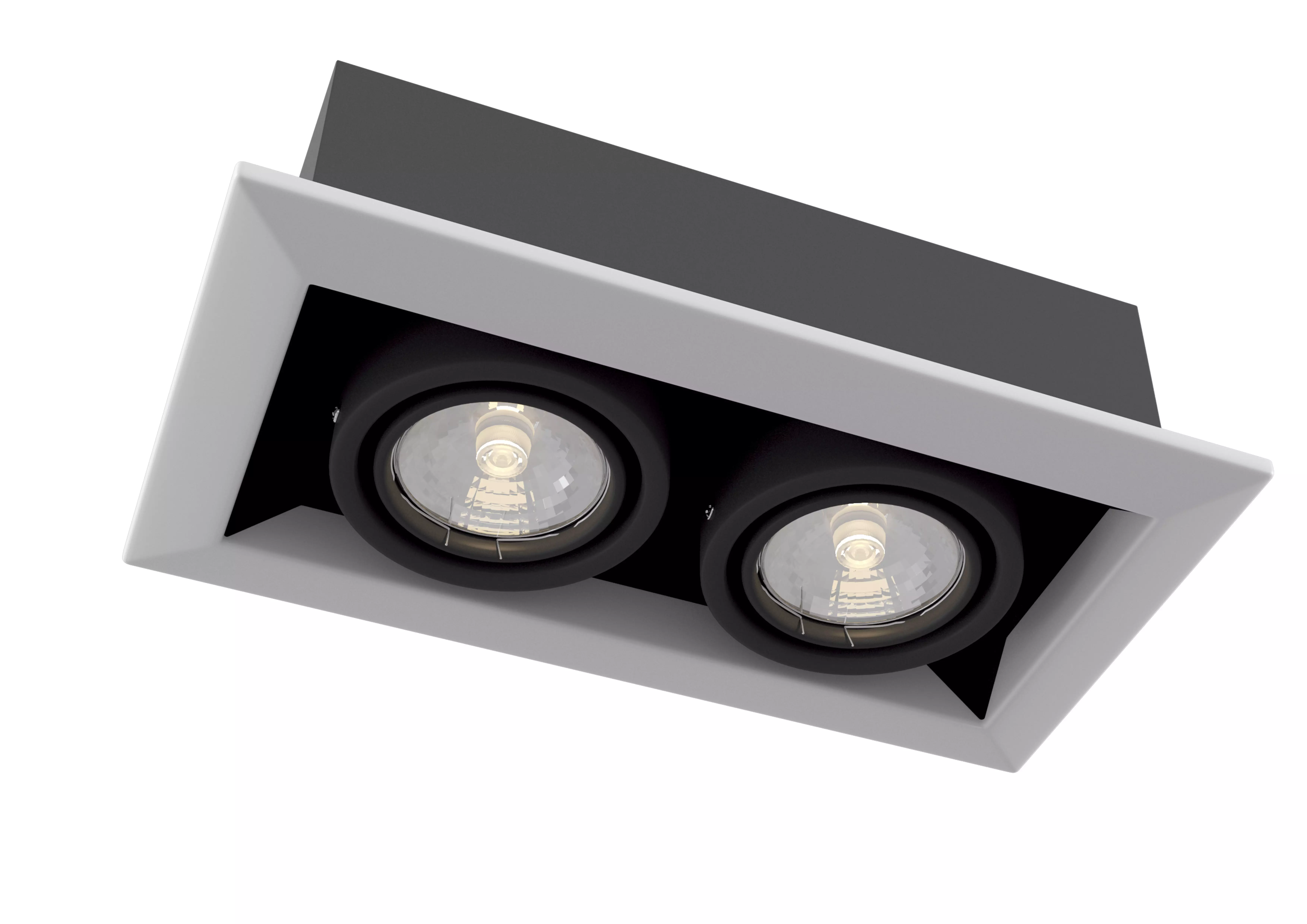 Downlight Metal Modern DL008-2-02-W Maytoni Technical Free 3D model