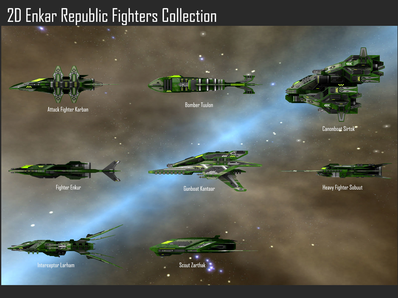 2D Enkar Republic Fighters Collection Texture_1