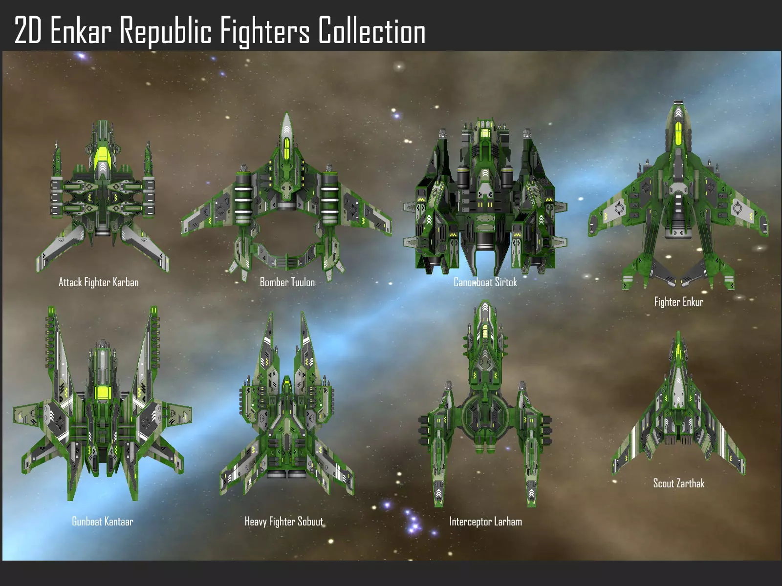 2D Enkar Republic Fighters Collection Texture_0