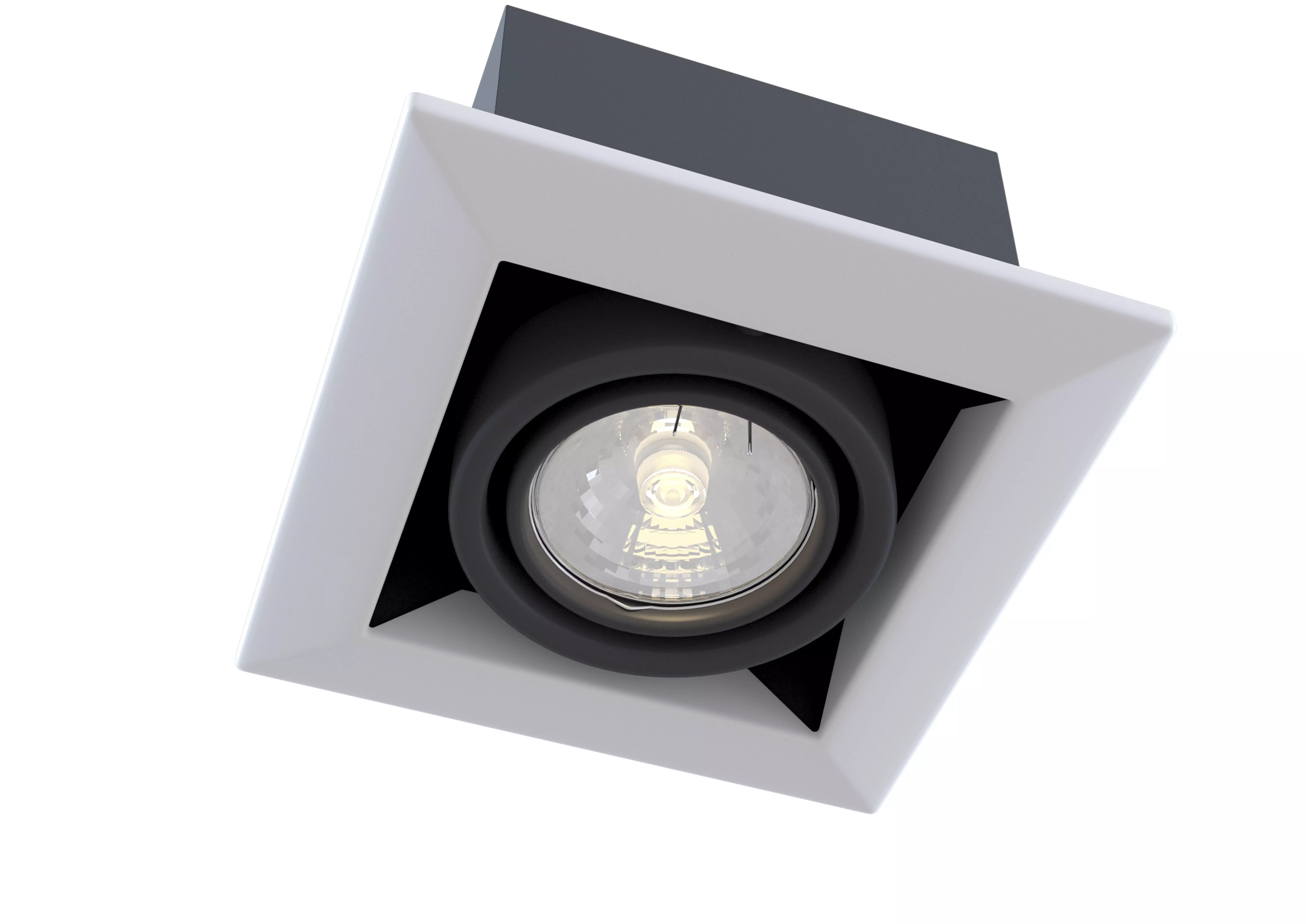 Downlight Metal Modern DL008-2-01-W Maytoni Technical Free 3D model