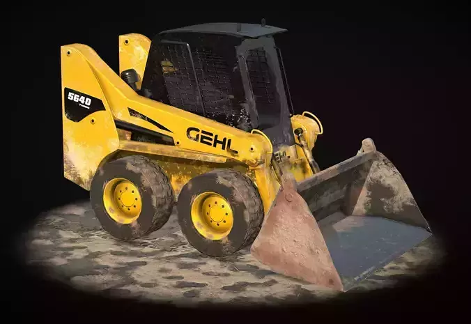 Skid steer Loader Lowpoly