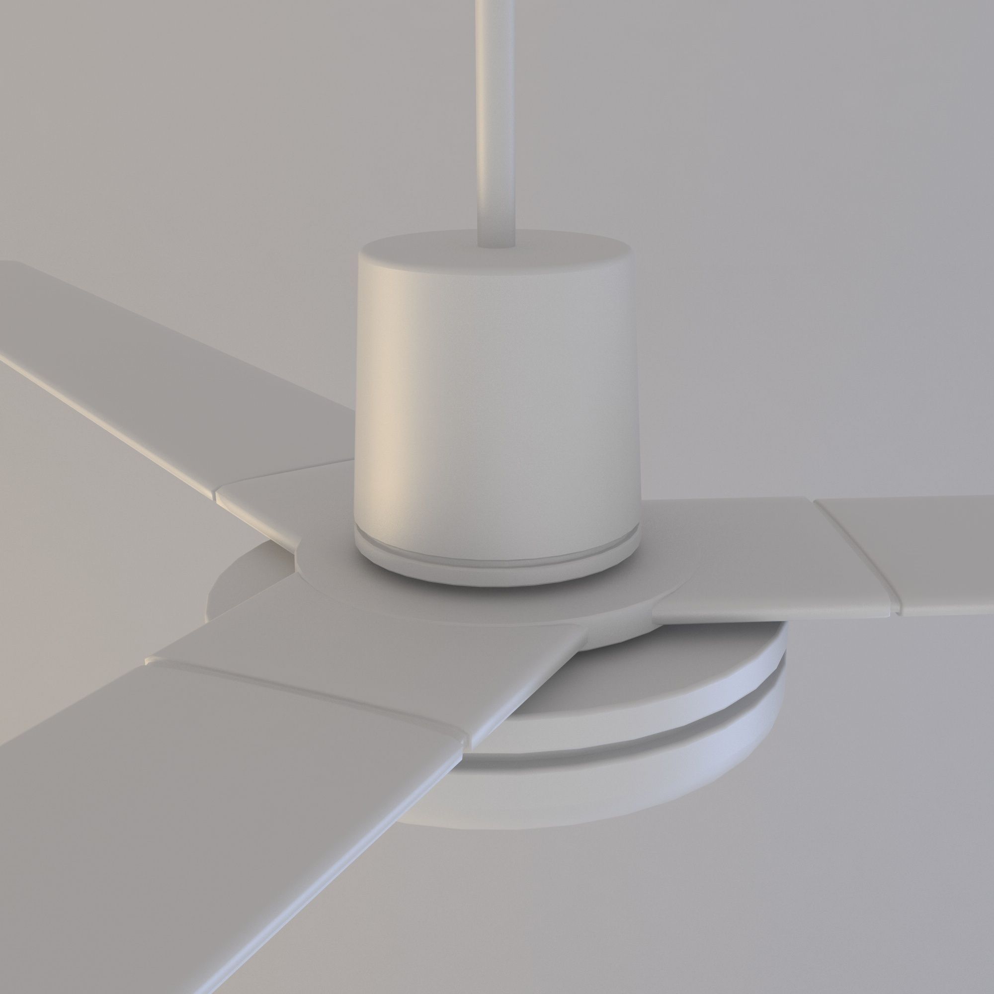 Simple Ceiling Fan Free 3D model_6