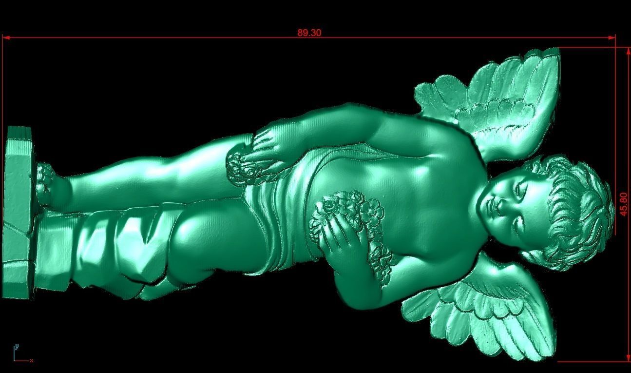 Angel 8 3D print model_4