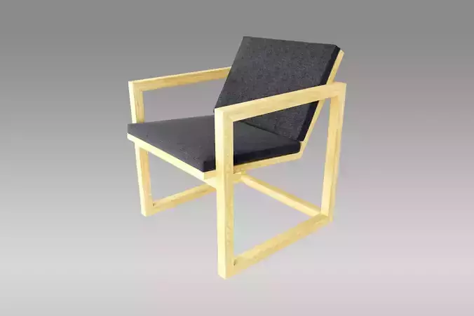 Wood Armchair