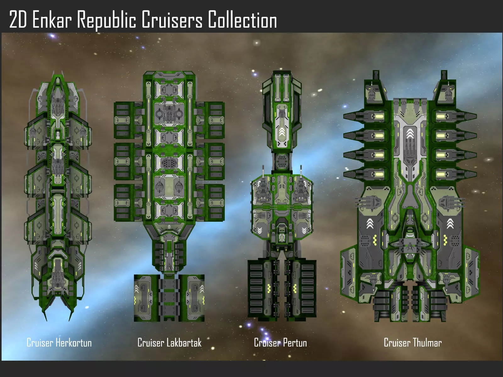 2D Enkar Republic Cruisers Collection Texture_0