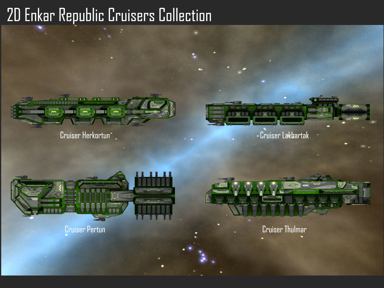 2D Enkar Republic Cruisers Collection Texture_1