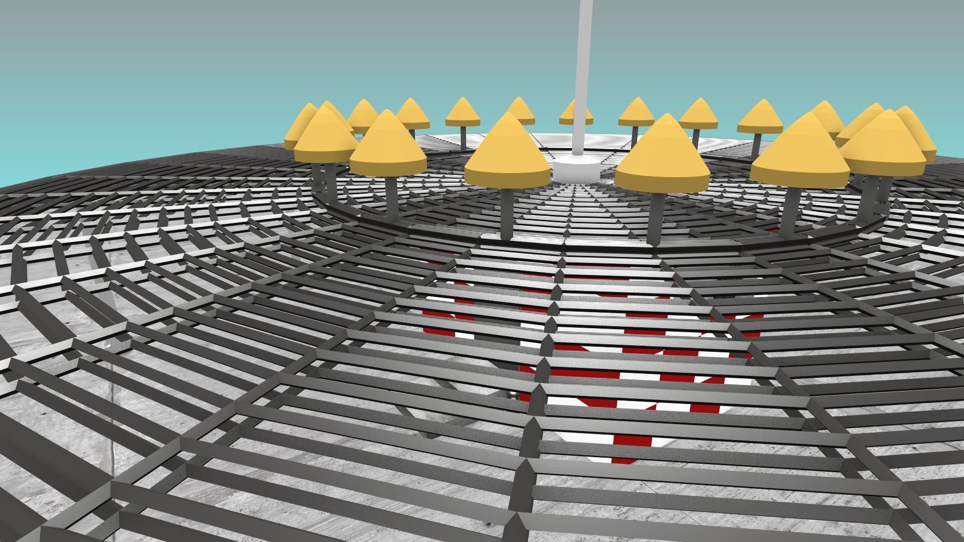 Radio beacon VOR 3D model | CGTrader