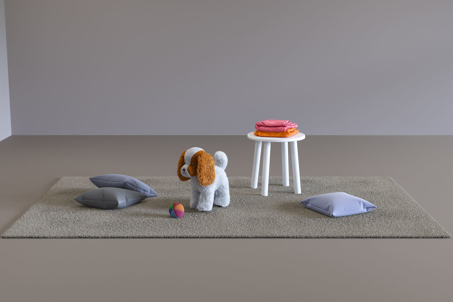 Childrens furniture set Pali TULIP BABY White 3D model_15