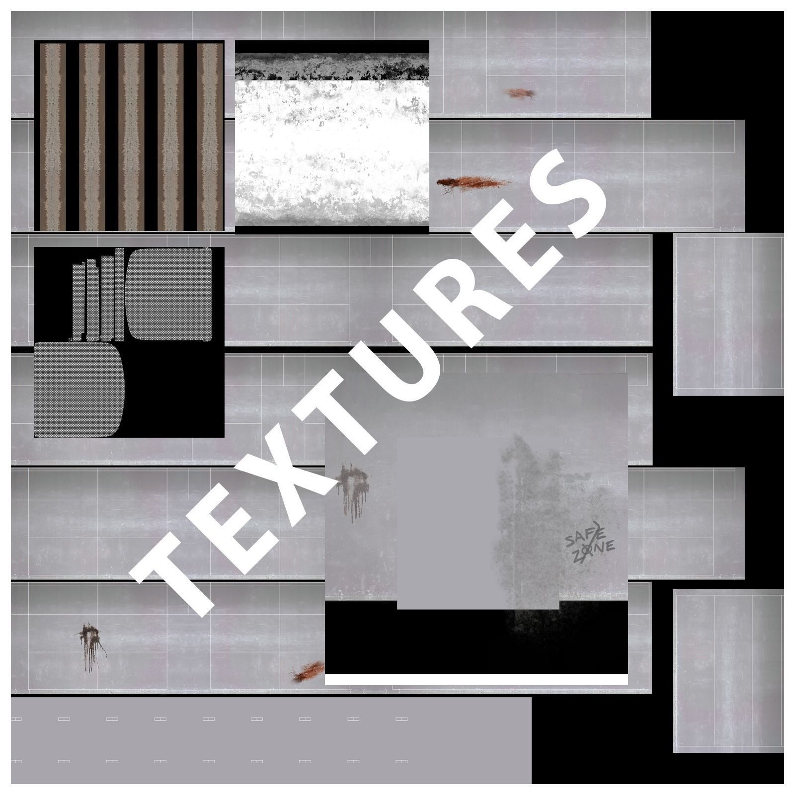 Damaged Hallway MAX 3D model_22