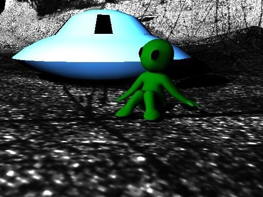 Alien girl Rigged 3D model 3D model_9