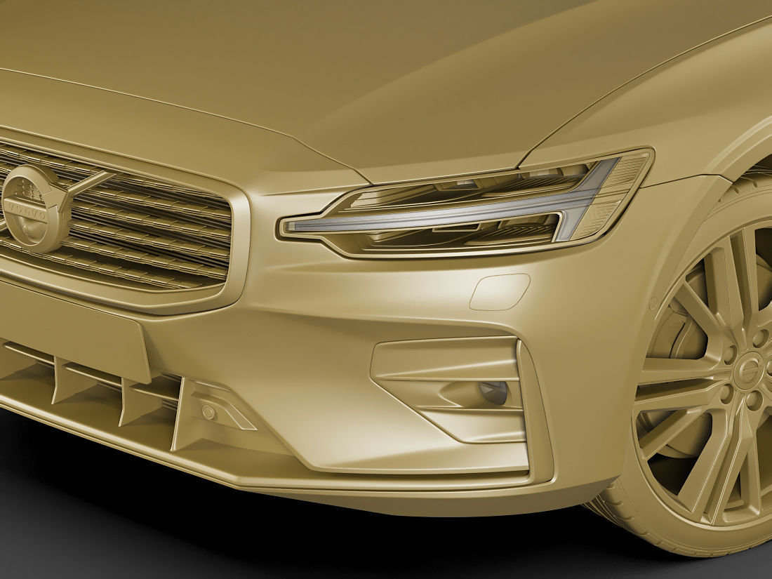 Volvo R-Design S60 2019 3D model_17