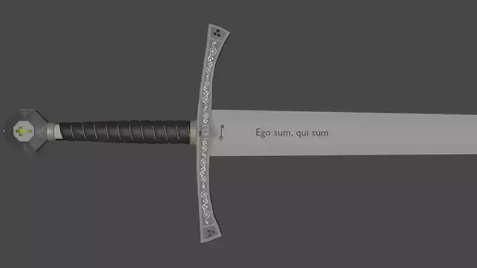 Medieval sword Free 3D model