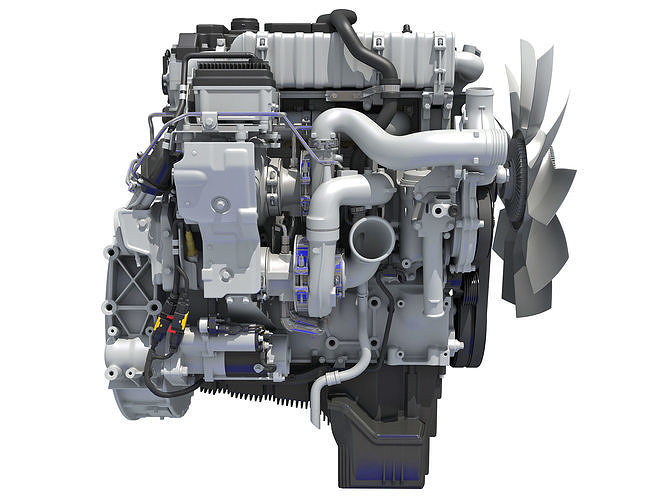 Detroit DD5 Engine 3D model