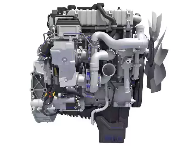 Detroit DD5 Engine 3D model