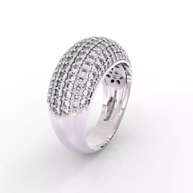 Sophisticated pump shiny ring 3D print model_0