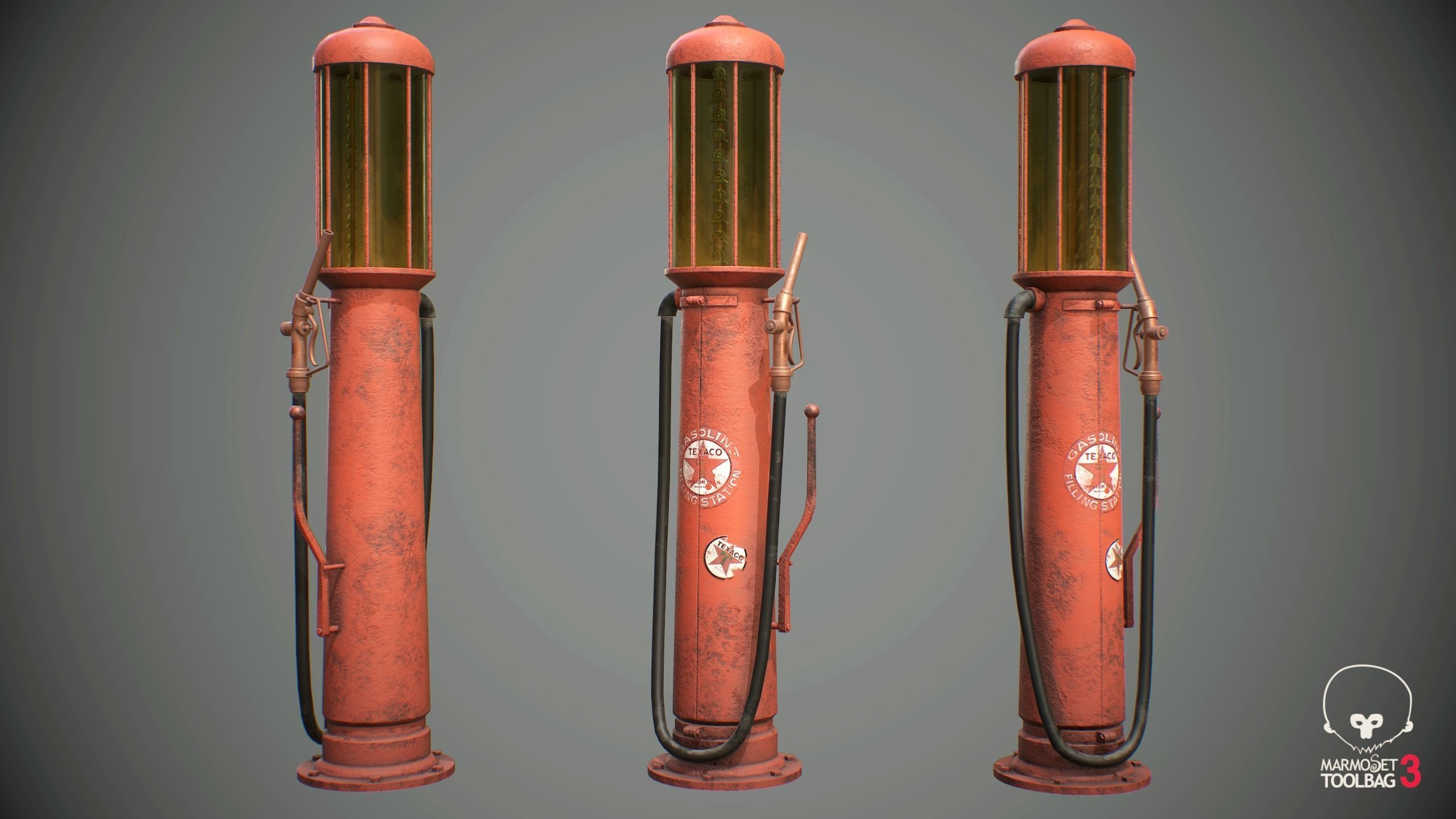 Old American Gas Pump
